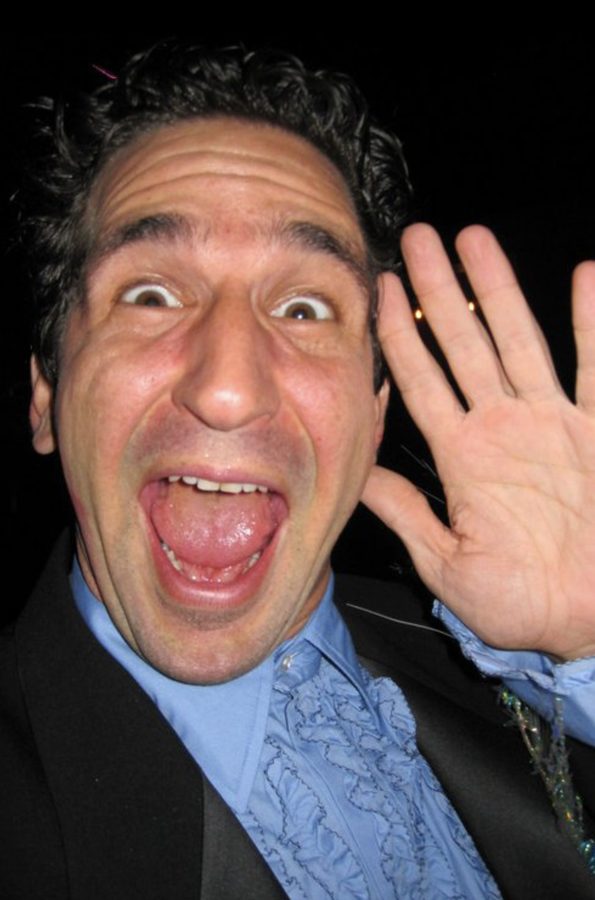 A guest mid-expression at Social Media Prom 2010